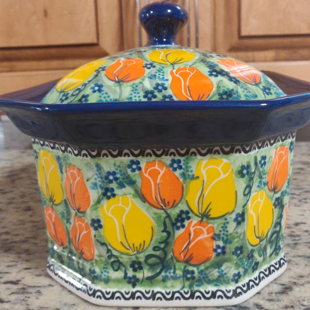 XL Cake Box 10" Easter Rose UNIKAT - Picture 5 of 12